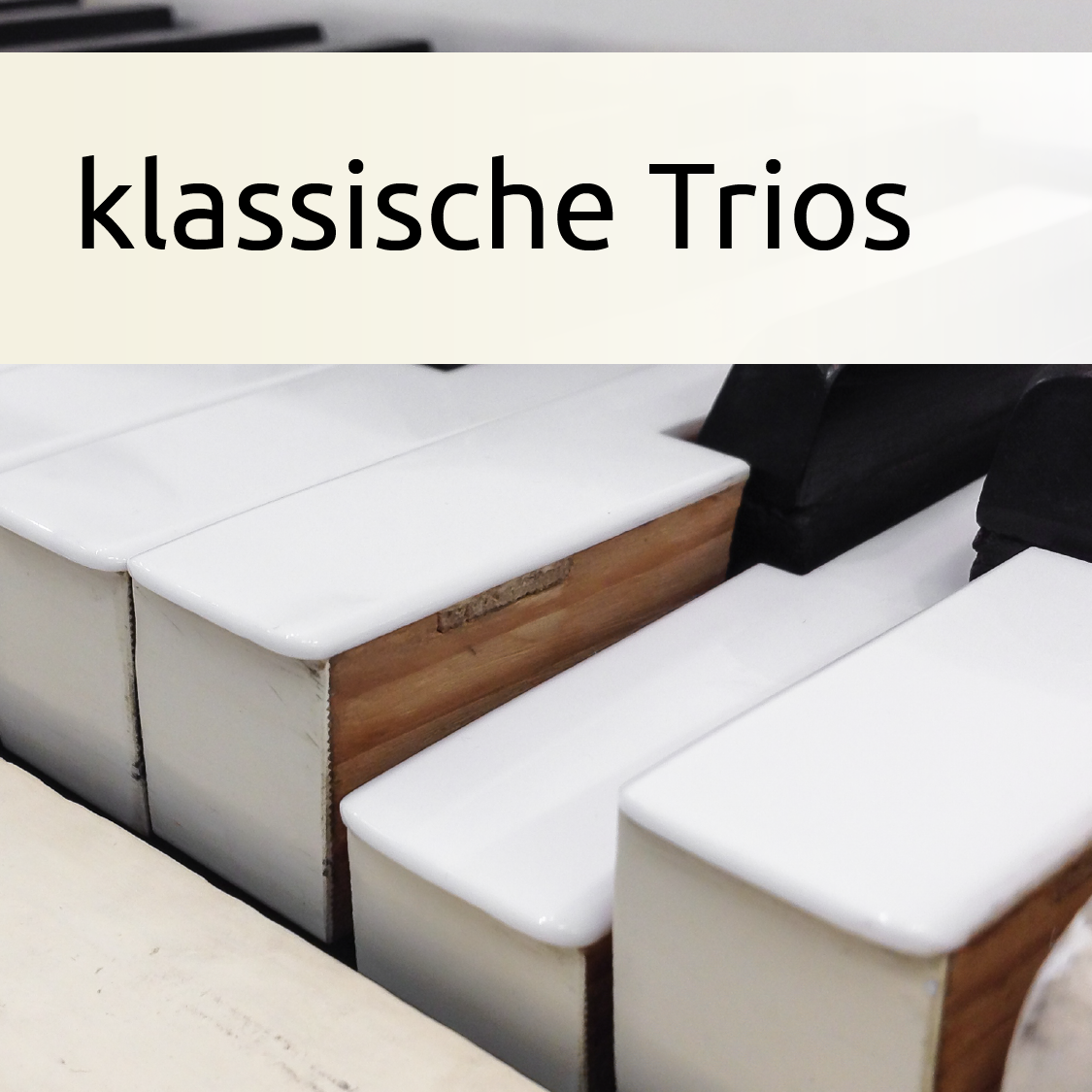 klassische Trios